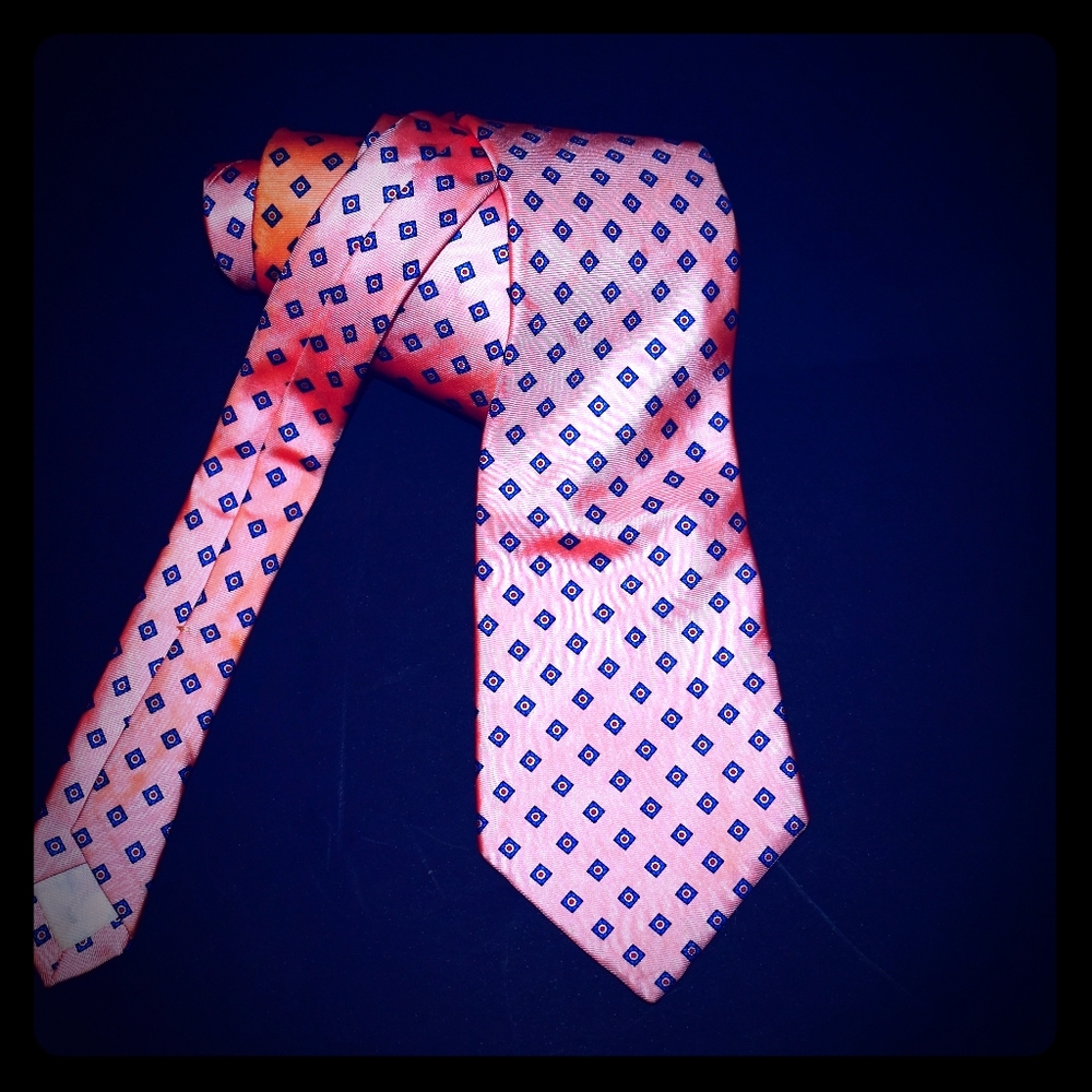 Vintage Italian silk necktie late 60s